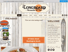 Tablet Screenshot of longboardpub.com